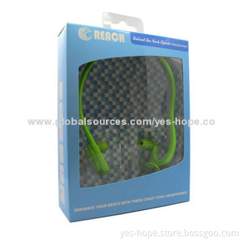 Behind Neck Headphones with Customized Logos Available
